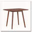 Table de salle à manger carrée en bois-1049489013