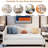 Aileigh L-Shaped Daybed with Solid Wood Legs-1120738507-1120738506
