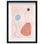 Conneting Color Points Shadowbox Abstract Print by Oliver Gal, Black Frame, 10 x 15-96166810-96166811