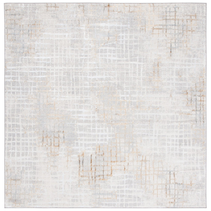 Kornegay Performance Abstract Rug, Square 5'