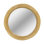 Martha Stewart Luna Natural Rattan Round Wall Mirror