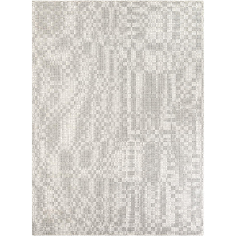 Tapis contemporain contemporain gris, Rectangle 10 pi x 14 pi 1 po