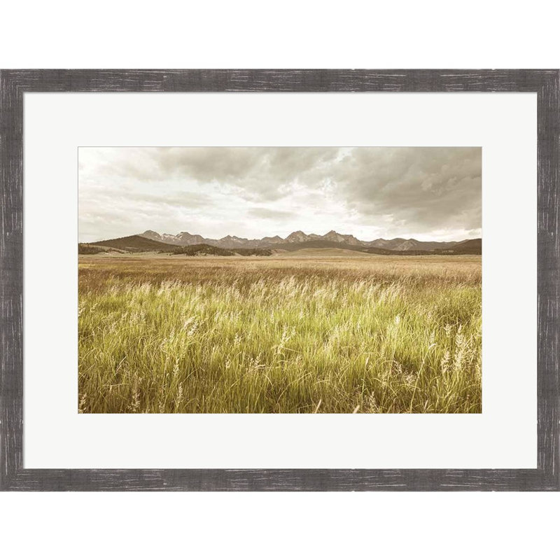 «Sawtooth Mountains Idaho II» par Alan Majchrowicz, art mural encadré