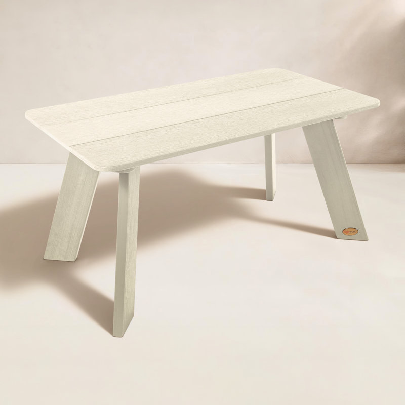 Table basse Byrnes, Blanc délavé