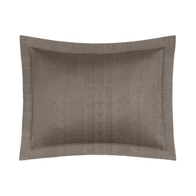 Zebra Chevron 100% Linen Sham