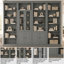 Fieldway Solid Wooden Library Bookcase H:223 W:296cm-800961448
