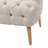 Comfy 3-Seat Upholstered Sofa With Wooden Legs & Tufted Back
