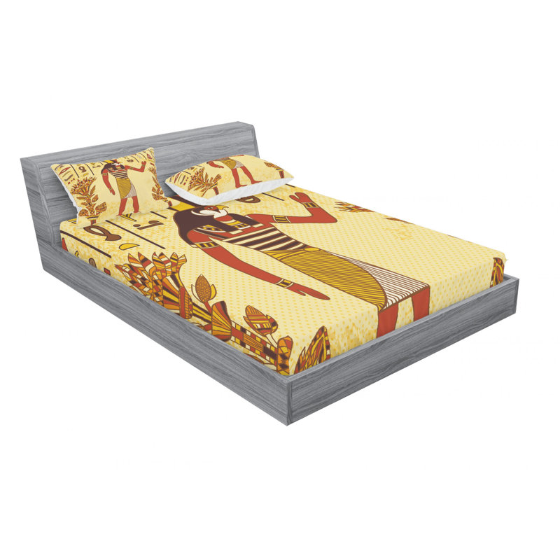 Microfiber Sheet Set, Full/Double Sheet Set with Fitted Sheet