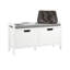 Anouk Upholstered Bench with Ingalis Storage Space
