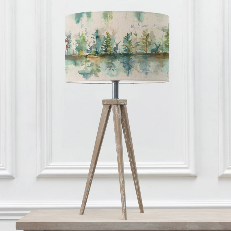 Aratus Wood Tripod Lamp