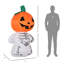 Décorations d'extérieur gonflables 6 pi Halloween
