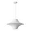 Luminaire suspendu moderne en soie blanche, plafonnier suspendu pour îlot de cuisine, chambre à coucher et salle à manger