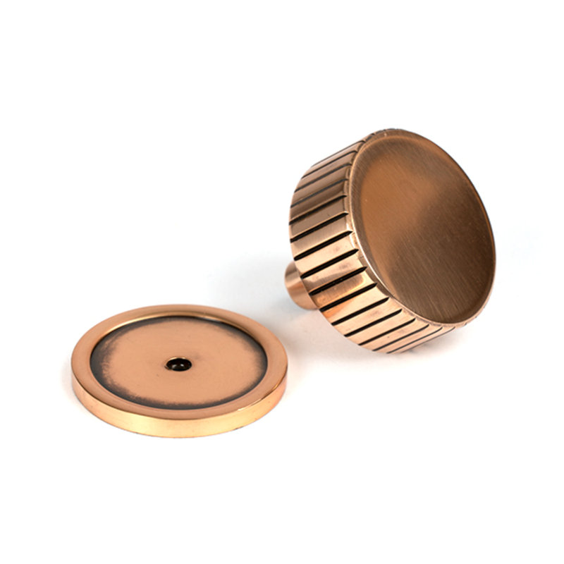 Matt Black Judd Cabinet Knob - 32Mm (Plain), 4 cm, Polished Bronze