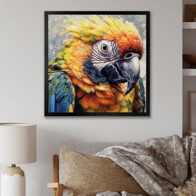 Perroquet tropical au paradis I sur toile