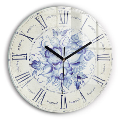 Glass Wall Clock
