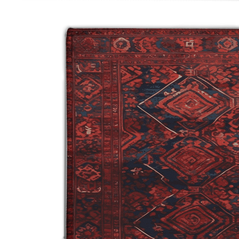 Tapis turc intérieur et extérieur brun, Rectangulaire 2 pi x 3 pi