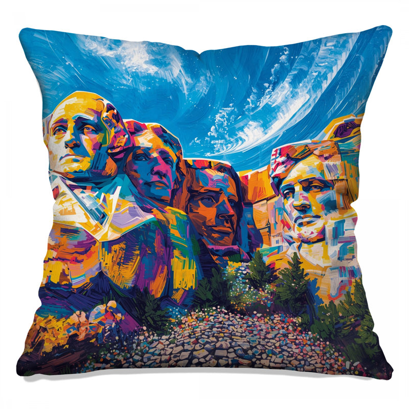 Coussins décoratifs Mount Rushmore, 16 x 16 inches