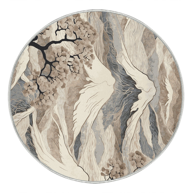Tapis Petal Crest, Rond 8 pi