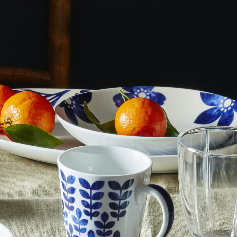 Ensemble de 4 bols à pâtes Noritake Sandefjords, 9 1/2 po, 35 oz