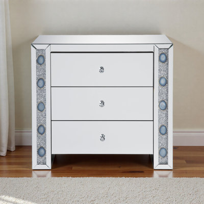 Console avec miroir et fausse agate (assemblée)