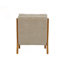 Chaise longue en bois avec revêtement Nubby-132005858