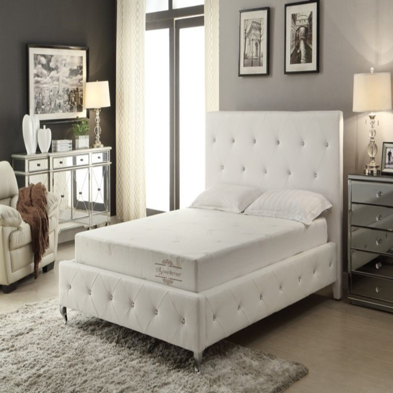 Matelas en mousse viscoélastique Theodore, Lit simple, Profil bas