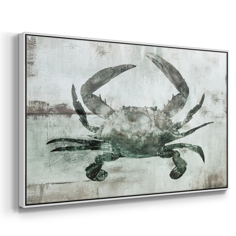 Toile tendue avec châssis neutre en crabe neutre I, H 17 po x l 25 po x P 2 po, Blanc