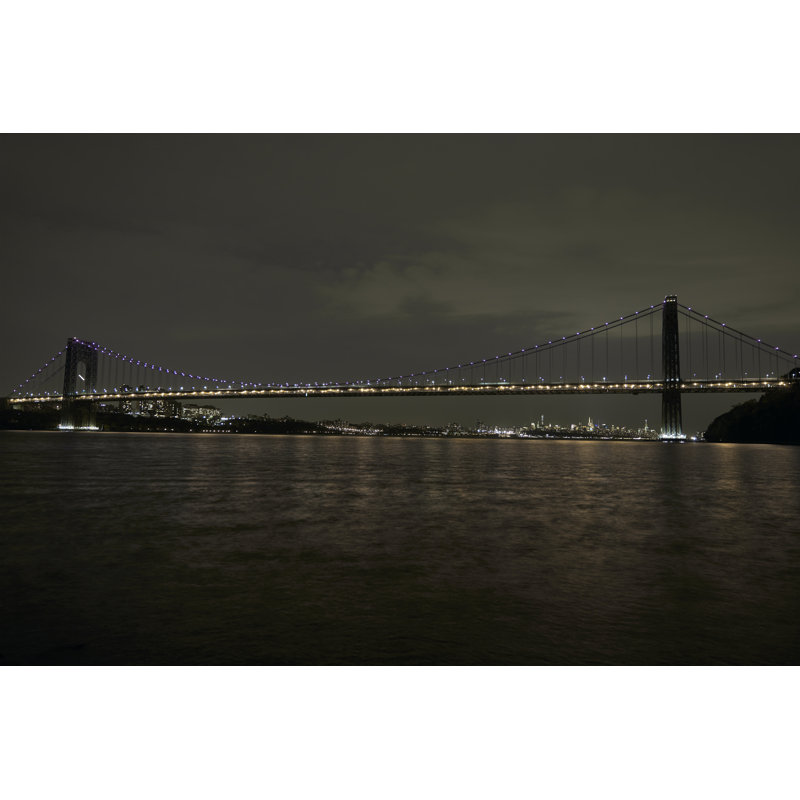 George Washington Bridge III - Photograph, 81cm H x 122cm W, Wrapped Canvas