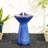 Ceramic / Porcelain Birdbath Fountain with Lights-1296550315