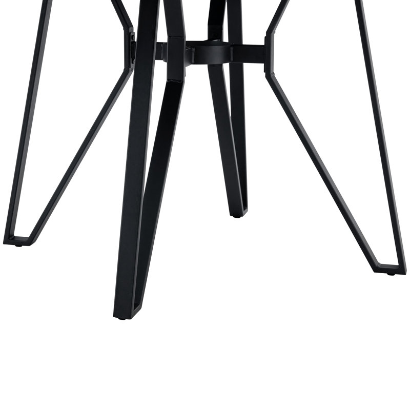 Table de salle à manger ronde (brun)