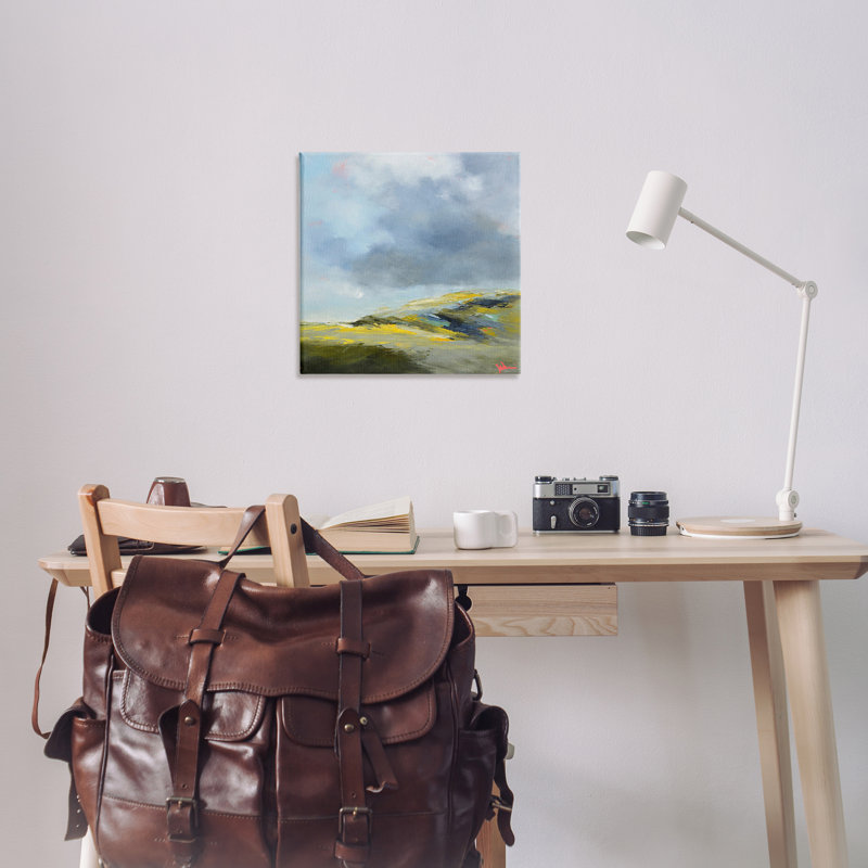 "Murky Clouds Landscape", art mural par Patrick Dennis, H 24 po x l 24 po