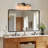 Nayomee Dimmable Black/Brass Rectangle Vanity Light-392119511