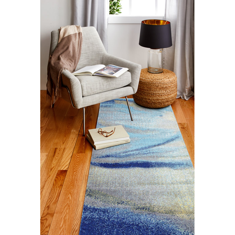 Abstract Area Rug, Runner 76 x 244cm