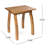 Curtis Outdoor Acacia Wood Chaise Lounge with Table-528246047