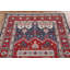 Navy Blue & Red Traditional  Oriental Rug 4x6