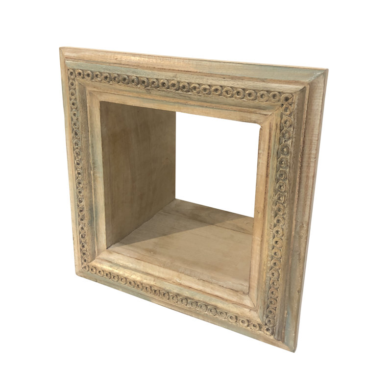 Square Mango Solid Wood Floating Shelf