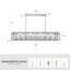 Lustre carré / rectangulaire à 18 lumières pour îlot de cuisine Nashrah-441228823-463025311