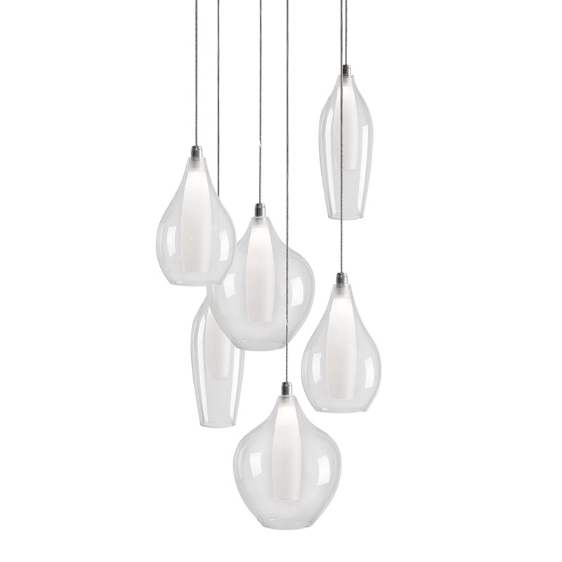 6 - Light LED Pendant