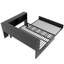 Lit de jour en métal avec couchette, armoires de rangement et ports USB-112683408
