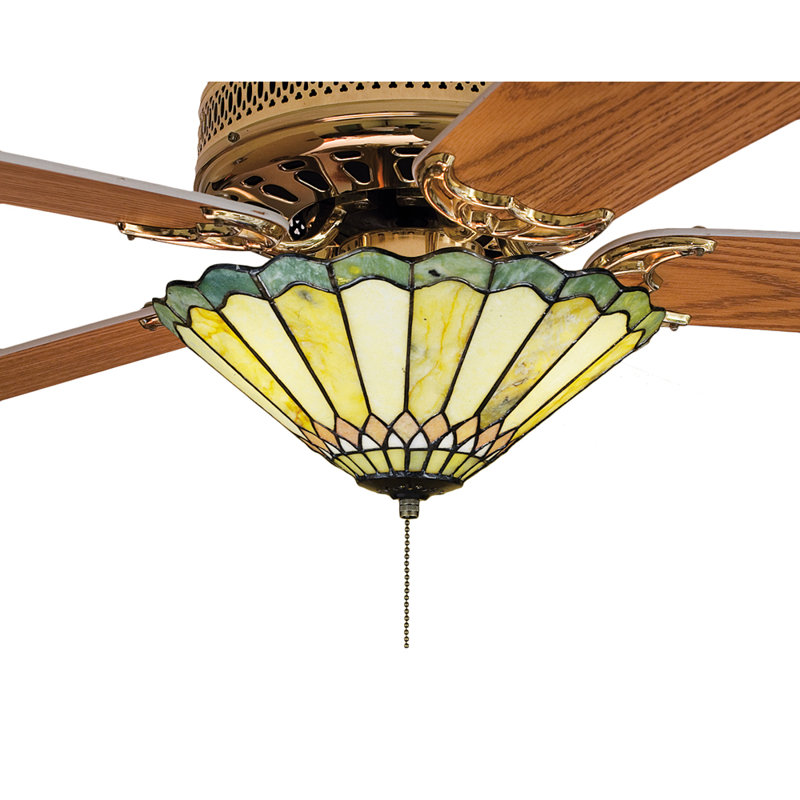 Jadestone Carousel 3-Light Bowl Ceiling Fan Light