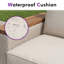 Ensemble de conversation pour patio avec coussins 9 personnes Wicker