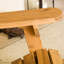 Fauteuil inclinable rustique, structure en bois, structure respirante, chaise longue à alternance tactile avec finition à la surface de l'eau, expérience confortable, large, option de rehaussement différente