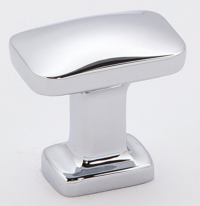 Cloud Rectangular Knob, 1.25" H x 0.63" W x 1.13" D
