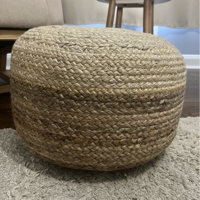 POUF PELLE 19090 - Barrale Discount