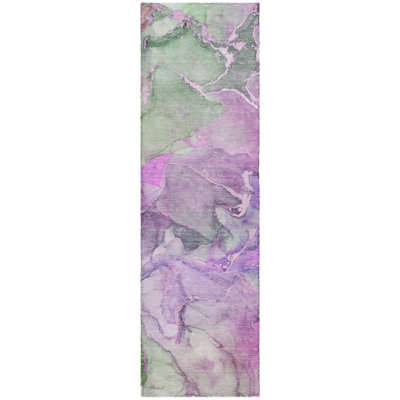 Premium Machine Washable Dream Shag ADS500 Watercolors Rug
