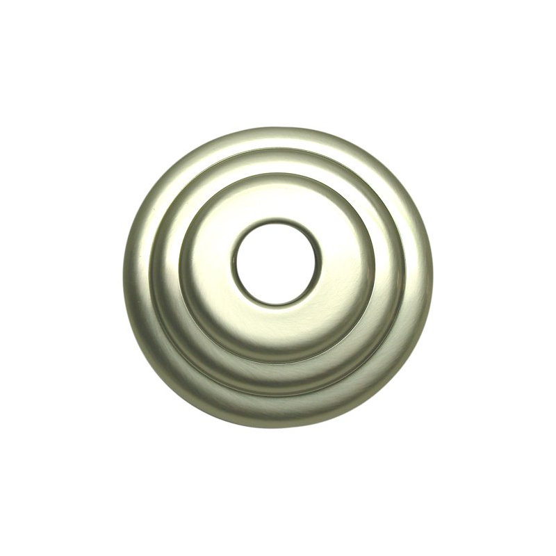Brass Decorative Escutcheon, Satin Nickel