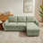 90.9'' L-Shaped Pull-Out Sofa Bed-624163997