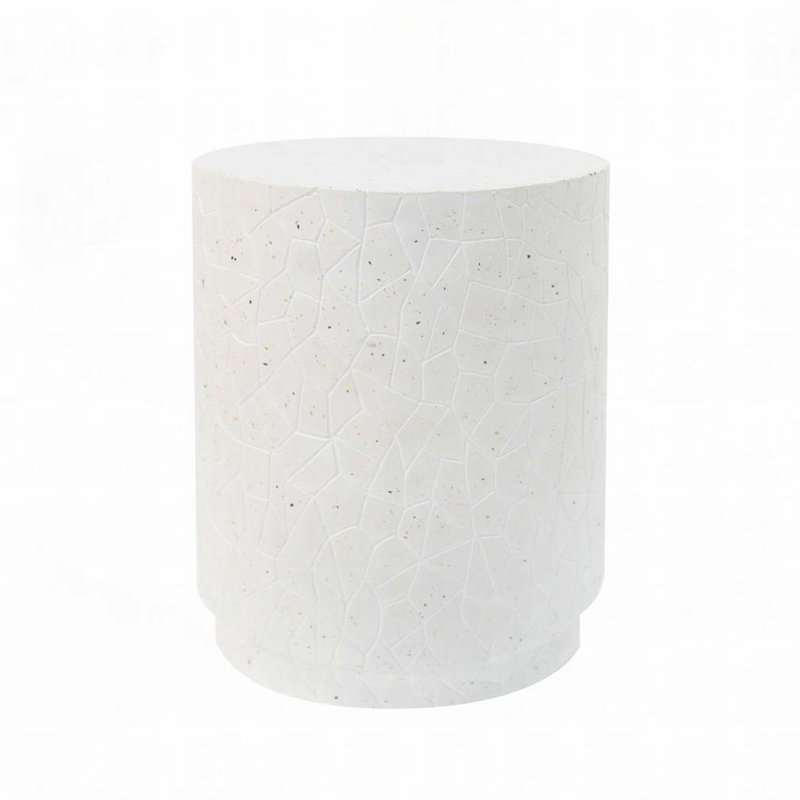Concrete Drum End Table