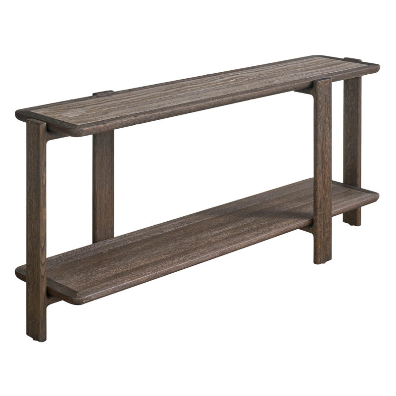 Modern 74'' W Console Table, Brown