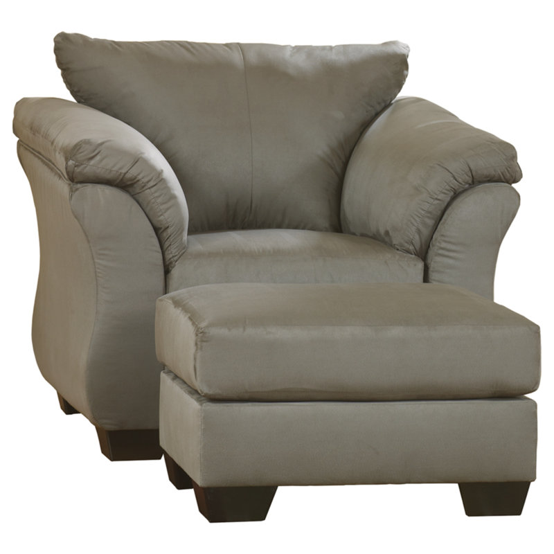 Fauteuil Darcy, 100% polyester gris